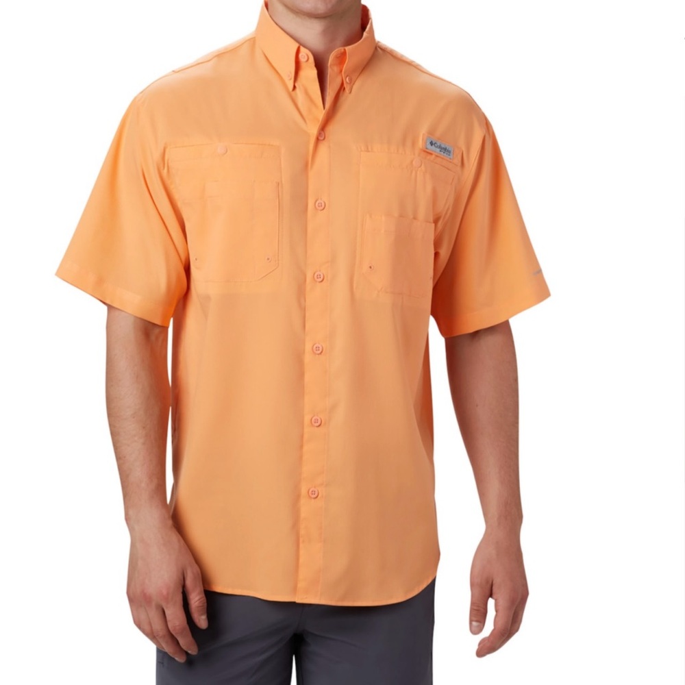 COLUMBIA PFG Omni-Shade Fishing Shirt Sz S